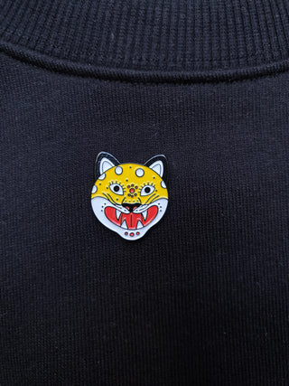Leopard Face - Enamel Pin