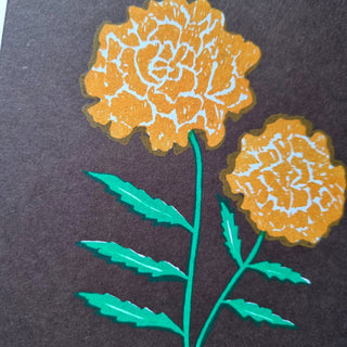 Marigold - Mini Screen Print